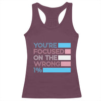 Trans Rights Racerback Tank Top Transgender LGBTQ Queer Pride Ally Social Justice - Wonder Print Shop