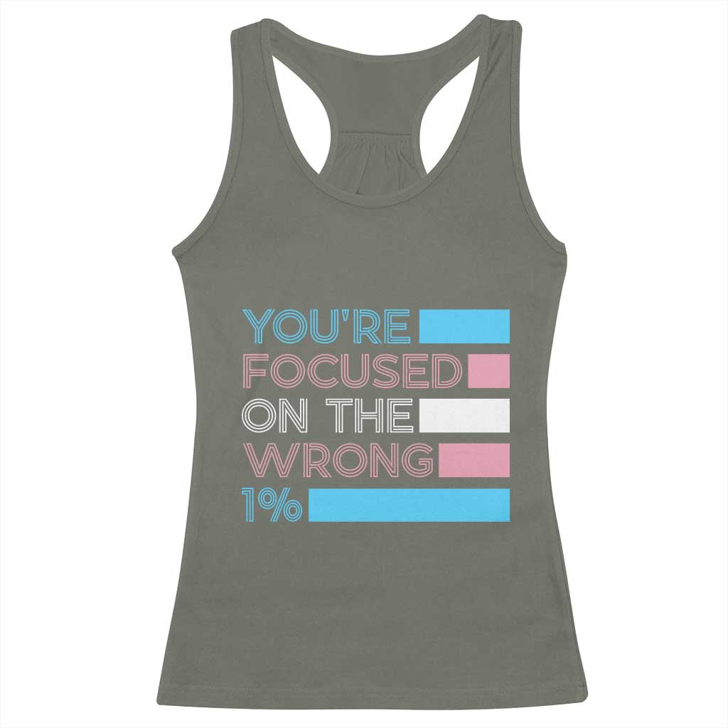 Trans Rights Racerback Tank Top Transgender LGBTQ Queer Pride Ally Social Justice - Wonder Print Shop