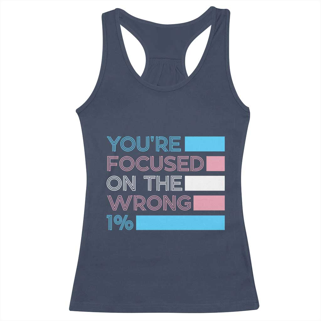 Trans Rights Racerback Tank Top Transgender LGBTQ Queer Pride Ally Social Justice - Wonder Print Shop