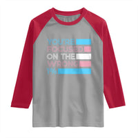 Trans Rights Raglan Shirt Transgender LGBTQ Queer Pride Ally Social Justice - Wonder Print Shop