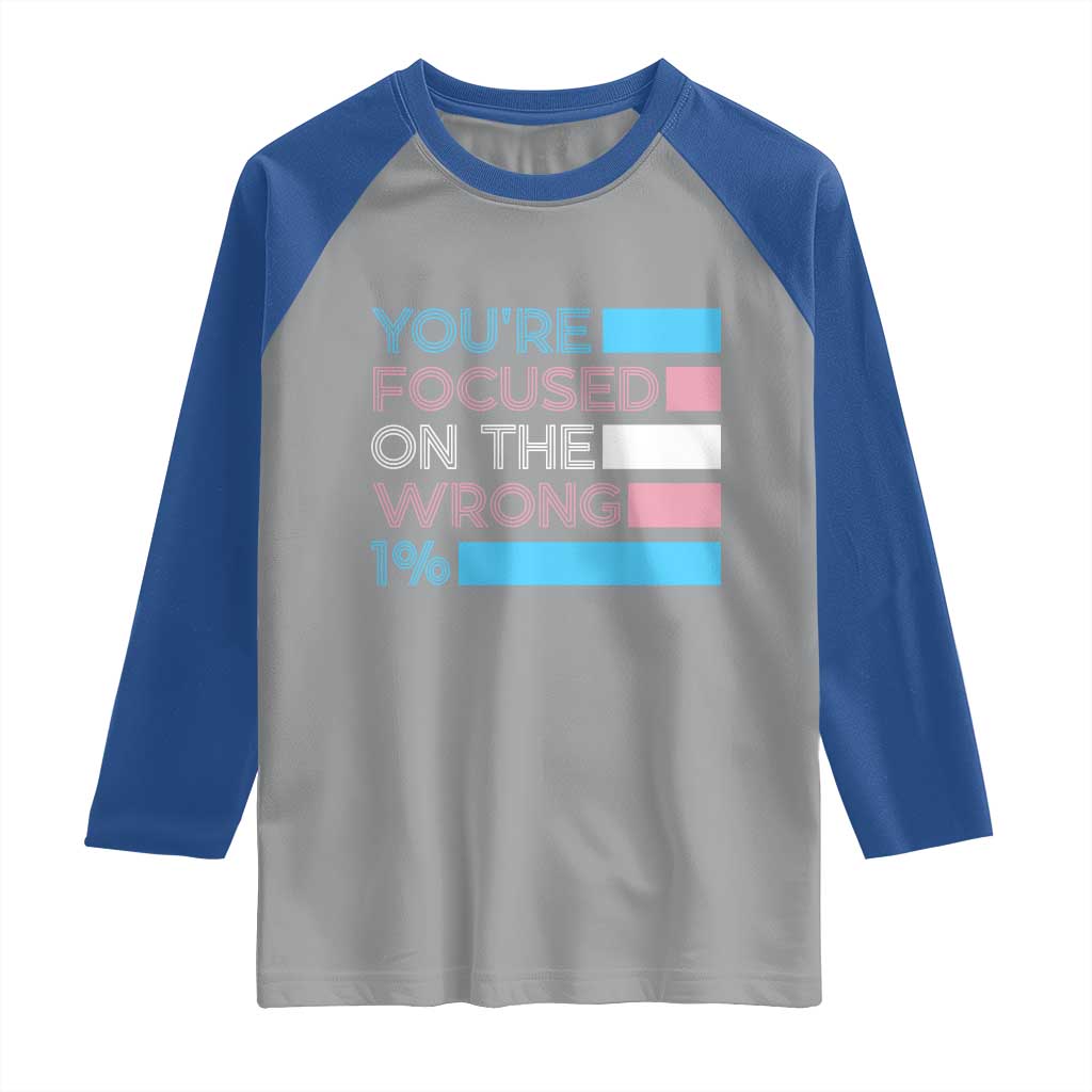 Trans Rights Raglan Shirt Transgender LGBTQ Queer Pride Ally Social Justice - Wonder Print Shop