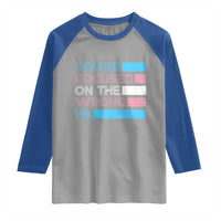 Trans Rights Raglan Shirt Transgender LGBTQ Queer Pride Ally Social Justice - Wonder Print Shop
