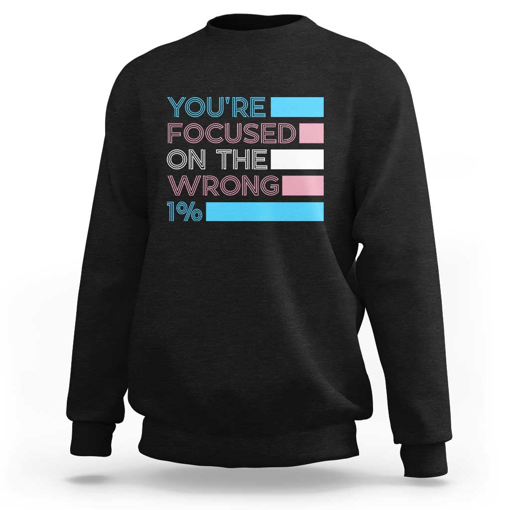 Trans Rights Sweatshirt Transgender LGBTQ Queer Pride Ally Social Justice - Wonder Print Shop