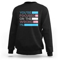 Trans Rights Sweatshirt Transgender LGBTQ Queer Pride Ally Social Justice - Wonder Print Shop