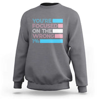 Trans Rights Sweatshirt Transgender LGBTQ Queer Pride Ally Social Justice - Wonder Print Shop