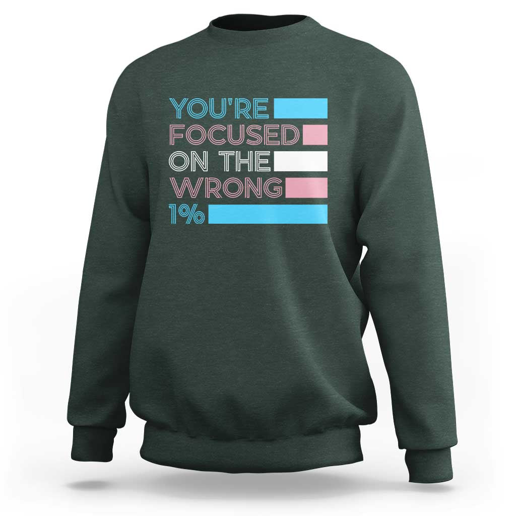Trans Rights Sweatshirt Transgender LGBTQ Queer Pride Ally Social Justice - Wonder Print Shop