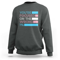 Trans Rights Sweatshirt Transgender LGBTQ Queer Pride Ally Social Justice - Wonder Print Shop