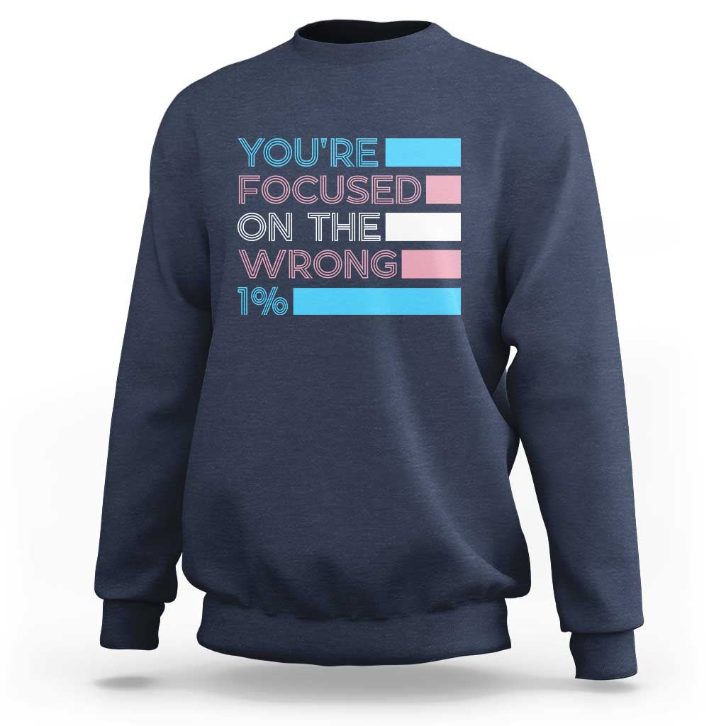 Trans Rights Sweatshirt Transgender LGBTQ Queer Pride Ally Social Justice - Wonder Print Shop