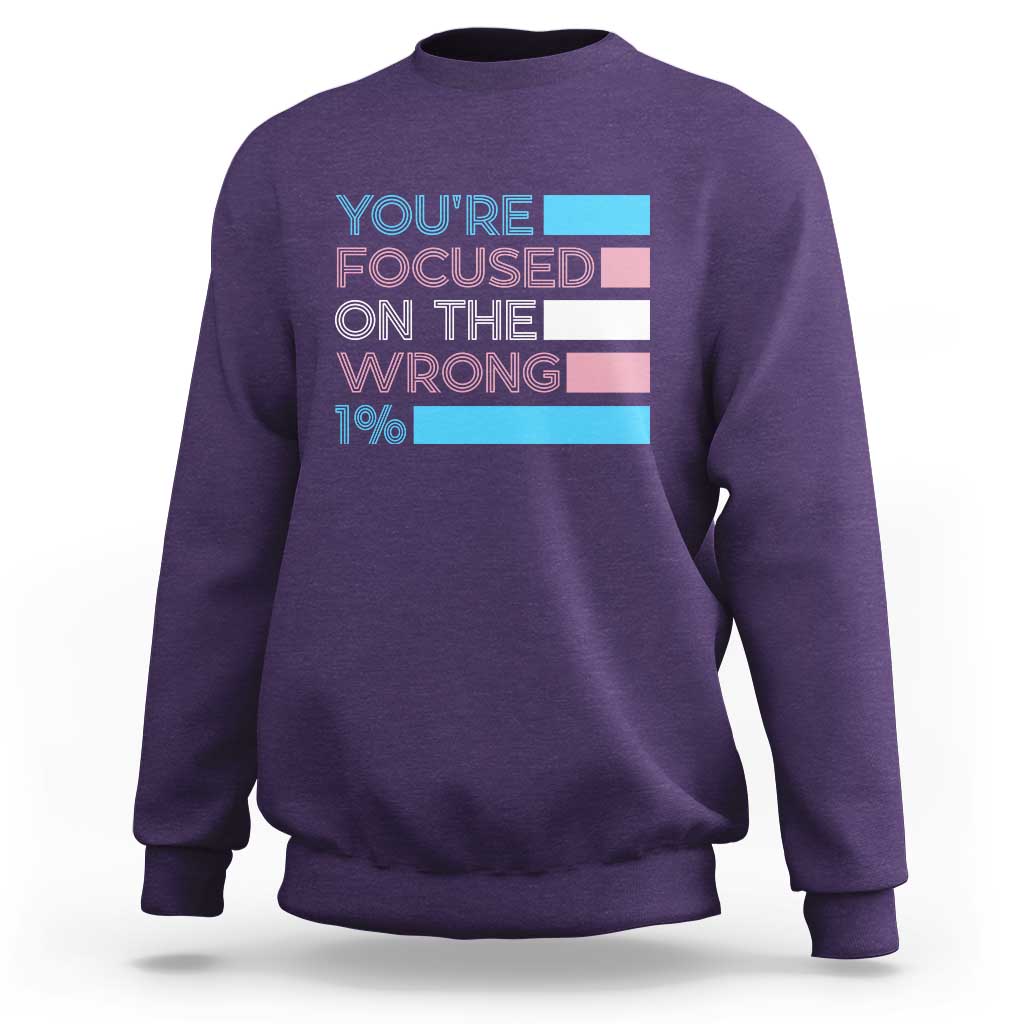 Trans Rights Sweatshirt Transgender LGBTQ Queer Pride Ally Social Justice - Wonder Print Shop