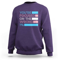 Trans Rights Sweatshirt Transgender LGBTQ Queer Pride Ally Social Justice - Wonder Print Shop
