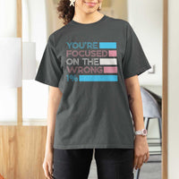 Trans Rights T Shirt For Women Transgender LGBTQ Queer Pride Ally Social Justice - Wonder Print Shop