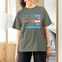 Trans Rights T Shirt For Women Transgender LGBTQ Queer Pride Ally Social Justice - Wonder Print Shop
