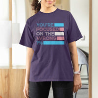 Trans Rights T Shirt For Women Transgender LGBTQ Queer Pride Ally Social Justice - Wonder Print Shop