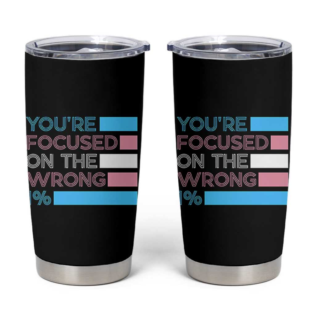 Trans Rights Tumbler Cup Transgender LGBTQ Queer Pride Ally Social Justice - Wonder Print Shop