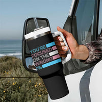 Trans Rights Tumbler With Handle Transgender LGBTQ Queer Pride Ally Social Justice - Wonder Print Shop