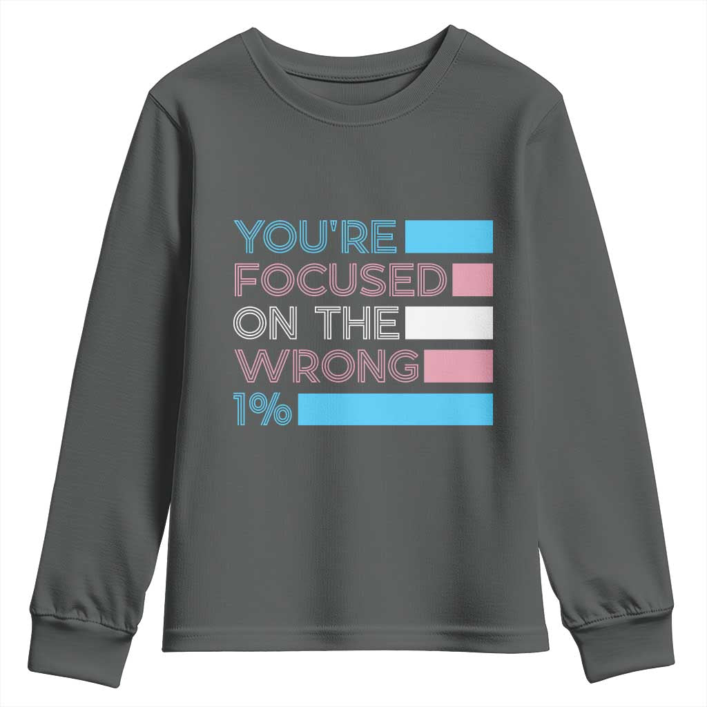 Trans Rights Youth Sweatshirt Transgender LGBTQ Queer Pride Ally Social Justice - Wonder Print Shop