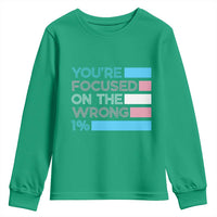 Trans Rights Youth Sweatshirt Transgender LGBTQ Queer Pride Ally Social Justice - Wonder Print Shop