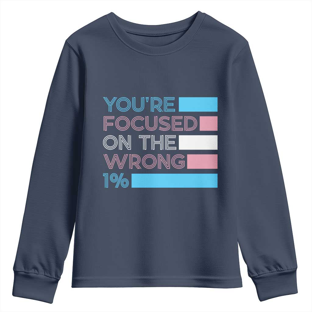 Trans Rights Youth Sweatshirt Transgender LGBTQ Queer Pride Ally Social Justice - Wonder Print Shop