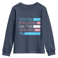 Trans Rights Youth Sweatshirt Transgender LGBTQ Queer Pride Ally Social Justice - Wonder Print Shop