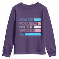 Trans Rights Youth Sweatshirt Transgender LGBTQ Queer Pride Ally Social Justice - Wonder Print Shop