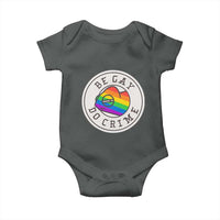 Be Gay Do Crime Rainbow Chameleon LGBTQ Pride Flag Baby Onesie - Wonder Print Shop