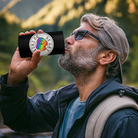 Be Gay Do Crime Rainbow Chameleon LGBTQ Pride Flag 4 in 1 Can Cooler Tumbler - Wonder Print Shop