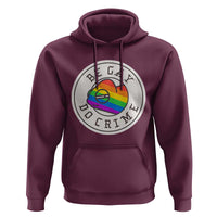 Be Gay Do Crime Rainbow Chameleon LGBTQ Pride Flag Hoodie - Wonder Print Shop