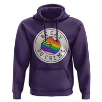 Be Gay Do Crime Rainbow Chameleon LGBTQ Pride Flag Hoodie - Wonder Print Shop