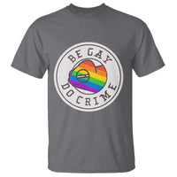 Be Gay Do Crime Rainbow Chameleon LGBTQ Pride Flag T Shirt - Wonder Print Shop