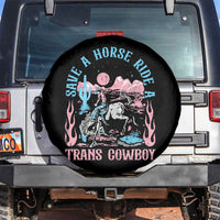 Save A Horse Ride A Trans Cowboy Spare Tire Cover Transgender Trans Pride LGBTQ