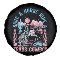 Save A Horse Ride A Trans Cowboy Spare Tire Cover Transgender Trans Pride LGBTQ