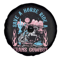 Save A Horse Ride A Trans Cowboy Spare Tire Cover Transgender Trans Pride LGBTQ