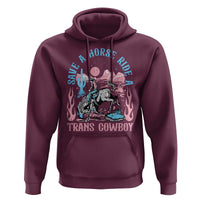 Save A Horse Ride A Trans Cowboy Hoodie Transgender Trans Pride LGBTQ
