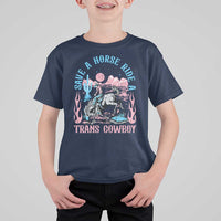 Save A Horse Ride A Trans Cowboy T Shirt For Kid Transgender Trans Pride LGBTQ