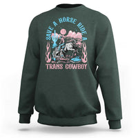 Save A Horse Ride A Trans Cowboy Sweatshirt Transgender Trans Pride LGBTQ