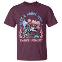 Save A Horse Ride A Trans Cowboy T Shirt Transgender Trans Pride LGBTQ