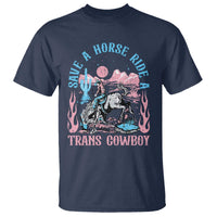 Save A Horse Ride A Trans Cowboy T Shirt Transgender Trans Pride LGBTQ