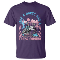 Save A Horse Ride A Trans Cowboy T Shirt Transgender Trans Pride LGBTQ