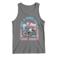 Save A Horse Ride A Trans Cowboy Tank Top Transgender Trans Pride LGBTQ