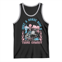 Save A Horse Ride A Trans Cowboy Tank Top Transgender Trans Pride LGBTQ
