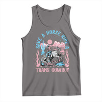 Save A Horse Ride A Trans Cowboy Tank Top Transgender Trans Pride LGBTQ