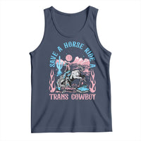Save A Horse Ride A Trans Cowboy Tank Top Transgender Trans Pride LGBTQ