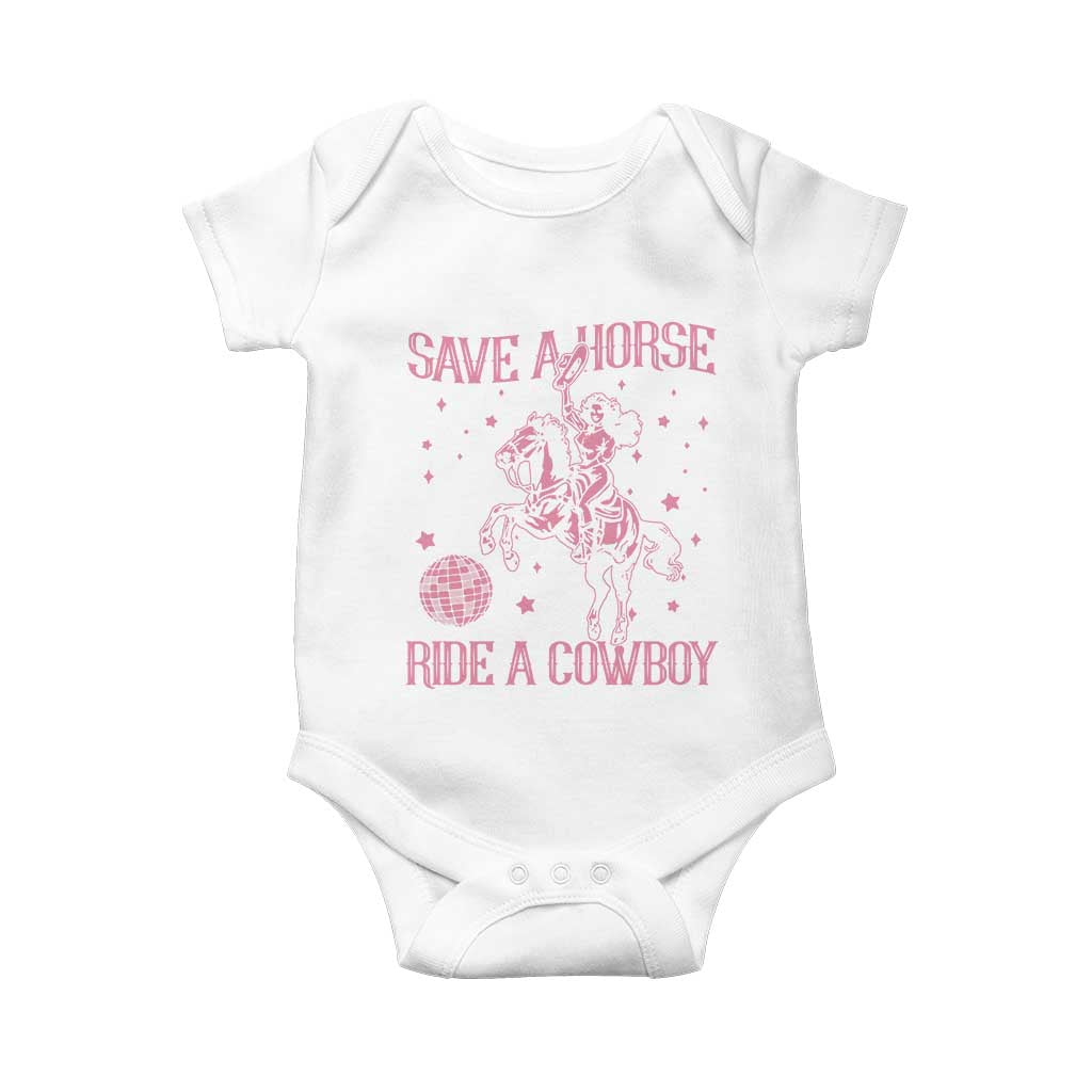 Save a Horse Ride A Cowboy Baby Onesie Funny Cowgirl Western Style