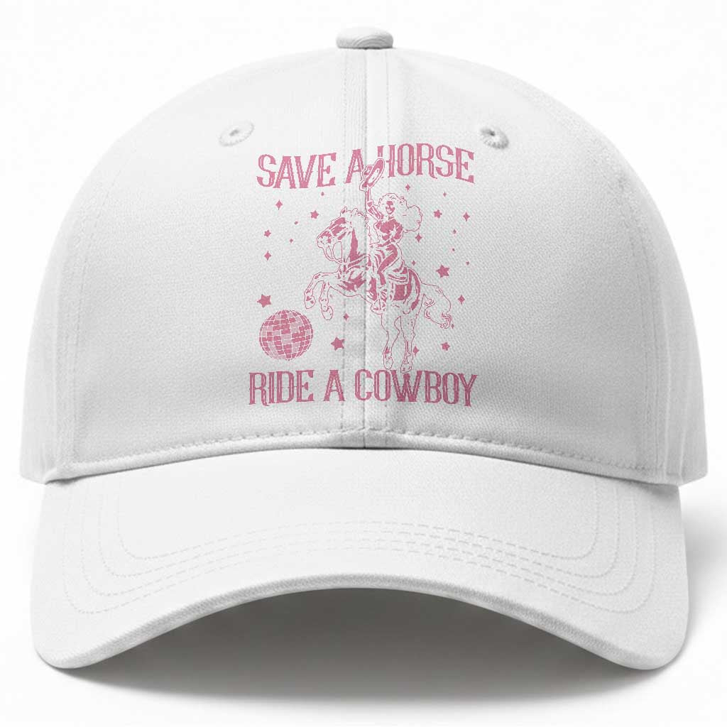Save a Horse Ride A Cowboy Baseball Cap Funny Cowgirl Western Style