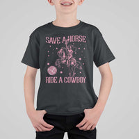 Save a Horse Ride A Cowboy T Shirt For Kid Funny Cowgirl Western Style