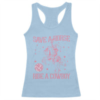 Save a Horse Ride A Cowboy Racerback Tank Top Funny Cowgirl Western Style