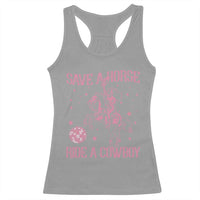 Save a Horse Ride A Cowboy Racerback Tank Top Funny Cowgirl Western Style
