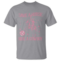Save a Horse Ride A Cowboy T Shirt Funny Cowgirl Western Style