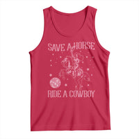 Save a Horse Ride A Cowboy Tank Top Funny Cowgirl Western Style
