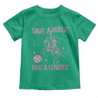 Save a Horse Ride A Cowboy Toddler T Shirt Funny Cowgirl Western Style